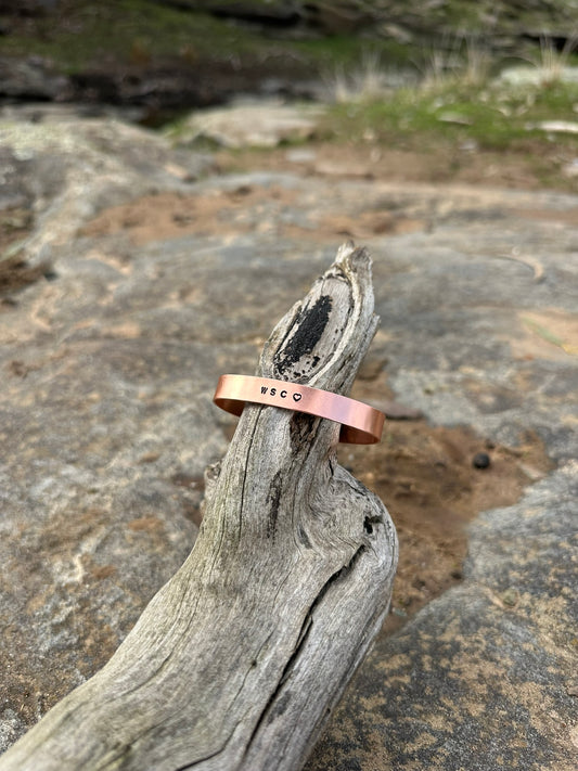 Copper Cuff | Custom Text