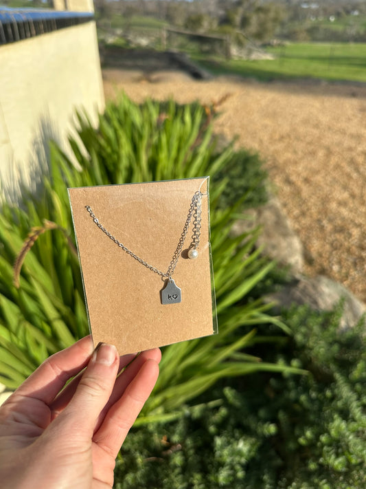 Cow Tag Necklace | Custom