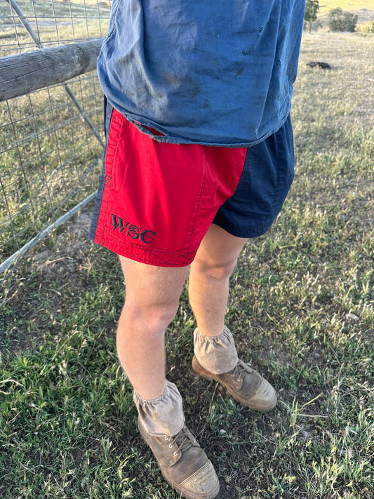 Brakeaway Shorts | Navy & Red
